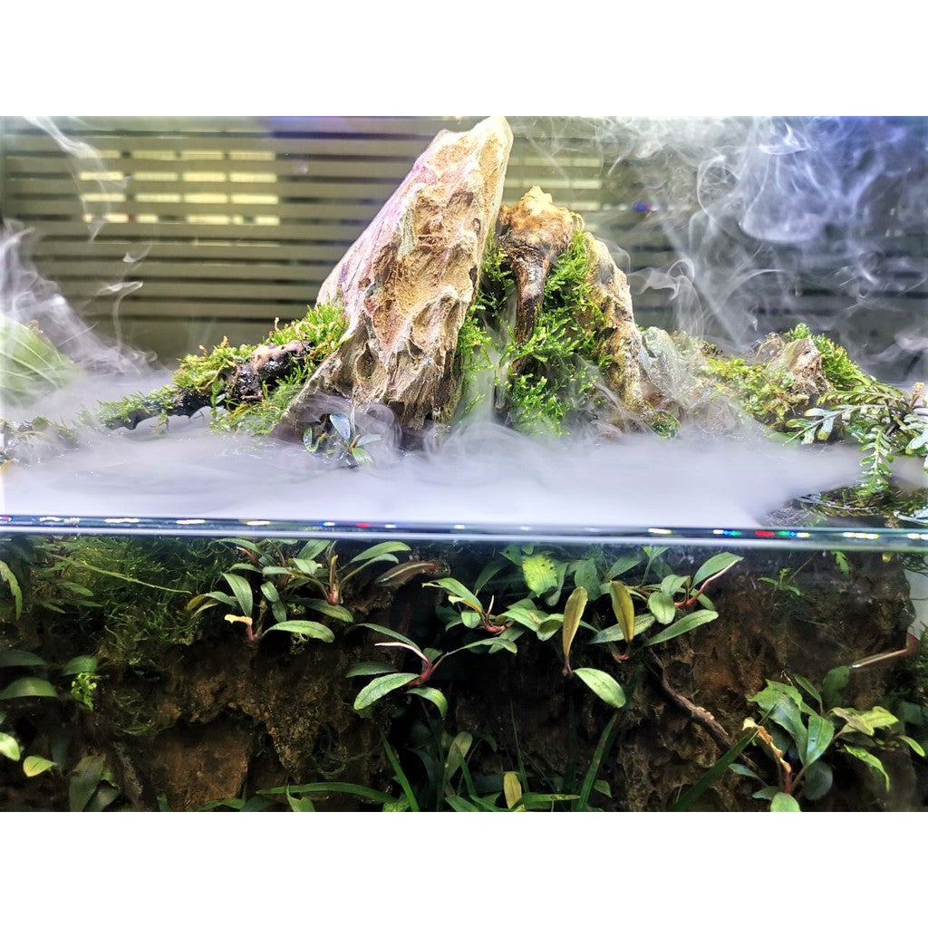 SMB 12LED Mist Maker Fogger Water Fountian Pond Air Humidifier Fog Smoke Machine (Used for: Garden Party Areas, Acting & Theater Sets, Disco Clubs, Party Halls, Stage)