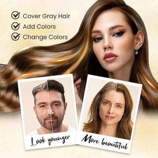 Everglow Japanese Long Lasting Natural Hair Dye Shampoo ( Buy 1 Get 1 Free😍)
