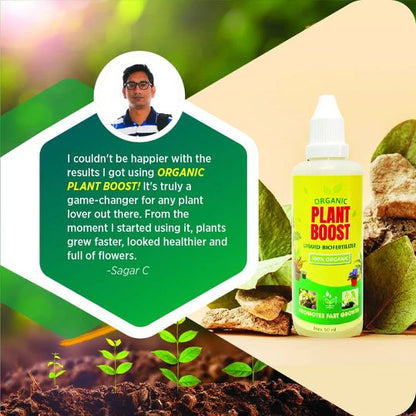 100% Organic Plant Boost Biofertilizer | BUY 1 GET 2 FREE | ⭐️⭐️⭐️⭐️ 4.9/5 Reviews