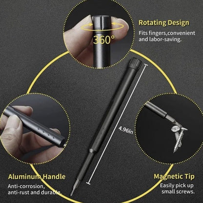 46-in-1 Compact Precision Screwdriver Set with Push Eject