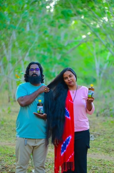 🍃ORIGINAL ADIVASI HERBAL HAIR OIL 500ml ( 3 Month Course )