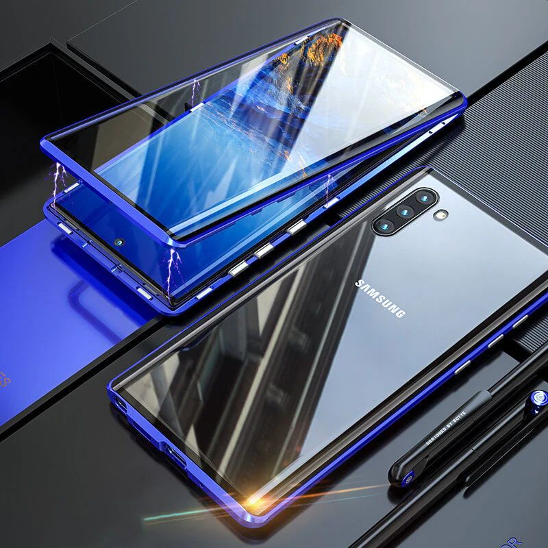 Samsung Exclusive Privacy Magnetic Glass Phone Case With 360° Protection