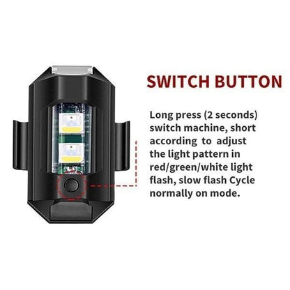 LED Anti-collision Lights Chargeable light Pack of 4 | BUY 2 GET 2 | OFFER