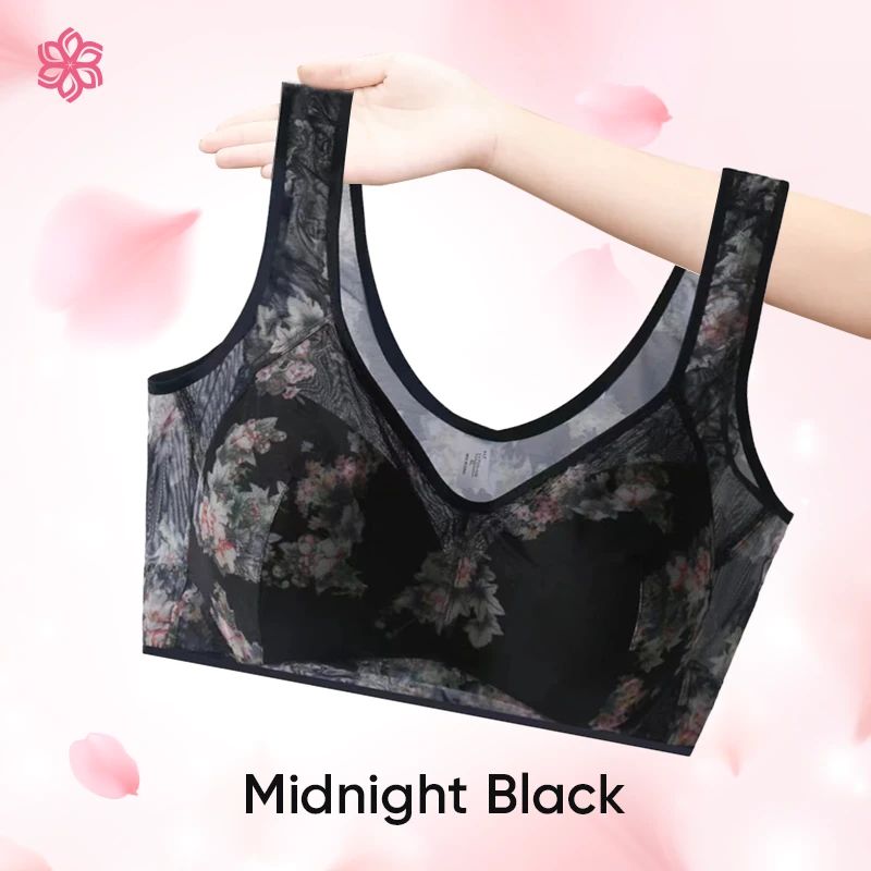 ElleBloom - Ice Silk Lace Everyday Cooling Comfort Bra-  BUY 1 GET 1 FREE | ⭐️⭐️⭐️⭐️ 4.9/5 Reviews