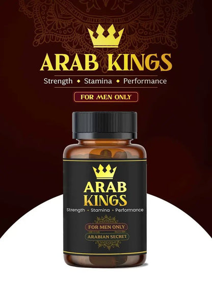 Arab Kings – Power of Arabian Kings, Now in India “Supports Daily Energy And Natural Wellness" Powder