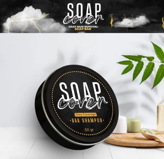 Organic Grey Reverse Shampoo Bar 🍃 | Buy 1 Get 1 Free [⭐⭐⭐⭐⭐4.9/5]
