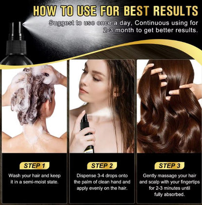 SEFUDUN Organic Black Rice Water for Hair Growth Spray- BUY 1 GET 1 FREE